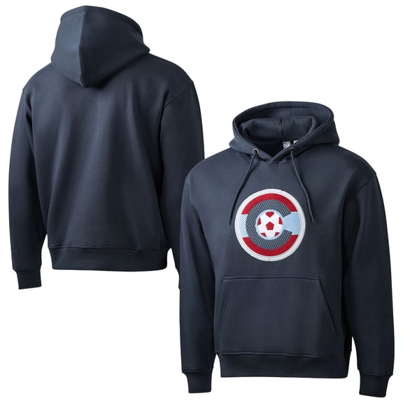 Men's Sport Design Sweden Navy Colorado Rapids Stadium Pattern Hoodie