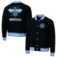 thumbnail image 1 of Men's Sport Design Sweden Navy Manchester City Free Kick Fleece Varsity Sweater, 1 of 4