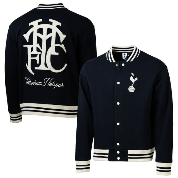 Men's Sport Design Sweden Navy Tottenham Hotspur Free Kick Fleece Varsity Sweater