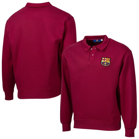 Men's Sport Design Sweden Red Barcelona Retro Relaxed Fleece Sweatshirt