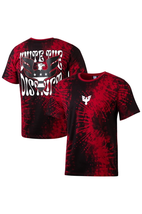 Men's Sport Design Sweden Red/Black D.C. United City Soul Oversized T-Shirt