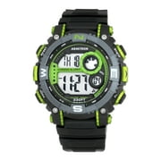 Mens Sport Green Countertop Watch, Resin Band