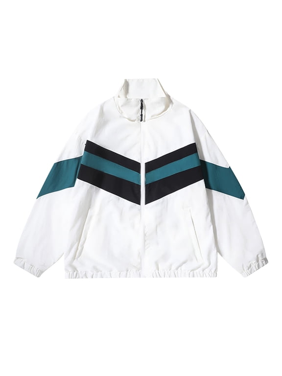Men's Sport Running Jacket Solid Color Zipper Pocket Long Sleeve Lightweight Outdoor Climbing Athletic