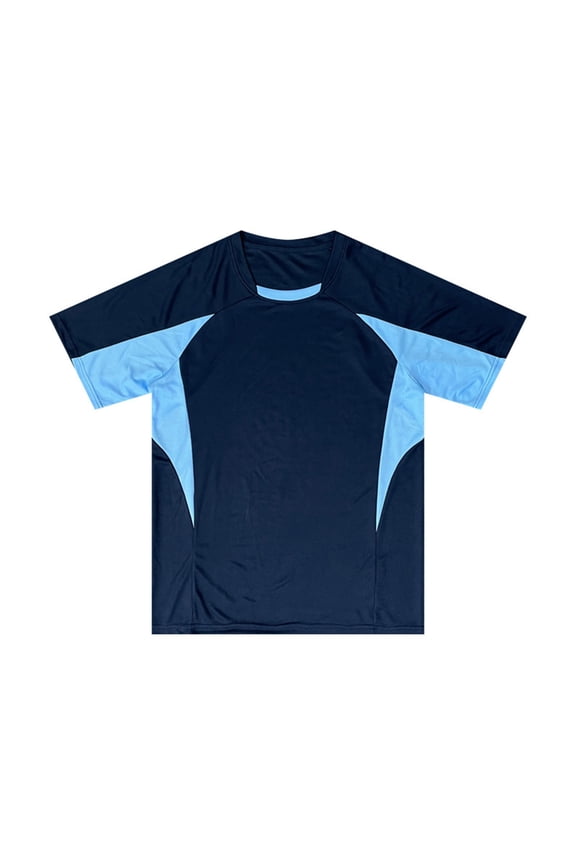 Men's Sport T Shirts Lightweight Crew Neck Short Sleeved Athletic Top Comfortable Casual Tee for Everyday Wear