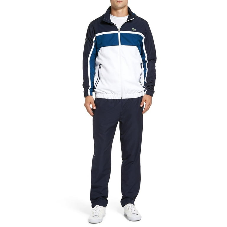 Lacoste sport tennis colorblock tracksuit sales