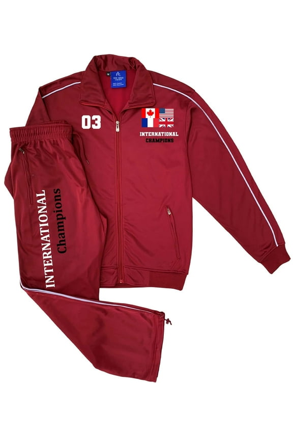 Men's Sports International Concept champion Designer Tracksuit Jogging Outfit