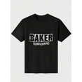 thumbnail image 1 of Men's Sports Leisure Tee 100% Cotton Digital Print Baker - Skateboard - Brand - Tribute Design 220g Heavyweight T-Shirt 1Pcs, 1 of 7