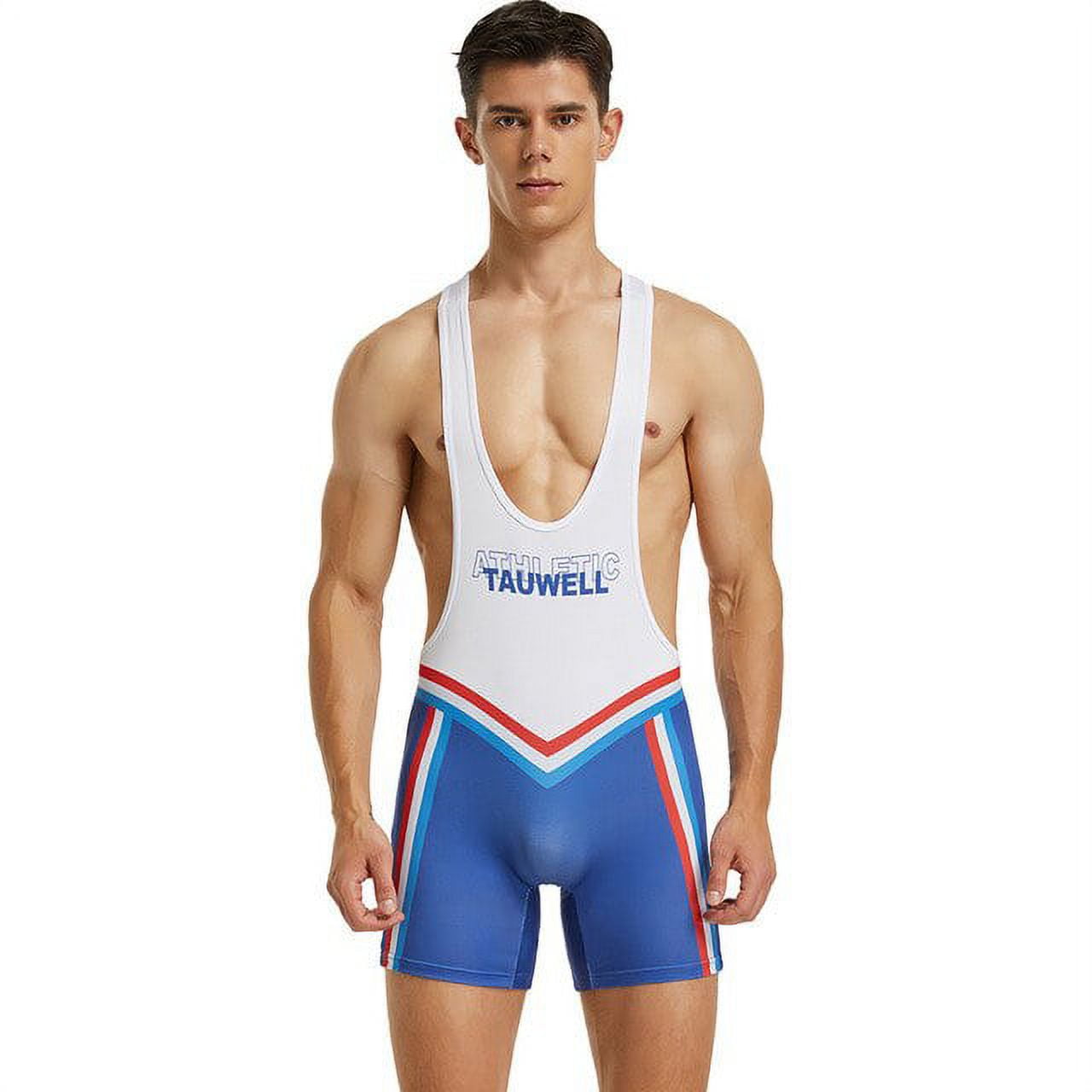 Men's Sports One Piece Vest Breathable Running Pants Weightlifting Cycling  Wear Wrestling Wear Sexy Lingerie Tights