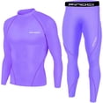 thumbnail image 1 of Men's Sports Running Set Compression Shirt + Pants Skin-Tight Long Sleeves Quick Dry Fitness Tracksuit Gym Yoga Suits, 1 of 4
