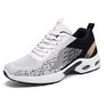 thumbnail image 1 of Men's Breathable Mesh Walking Sneakers - Lightweight Athletic Shoes for Running (Black), 1 of 9