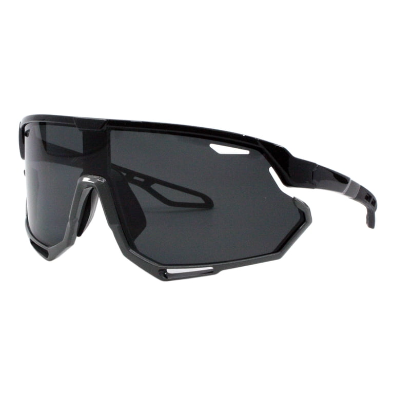 Plastic Frame UV400 Shield Sunglasses for Driving and Privacy Wrap Shield High Definition Blue Light Night Driving HD  main image 4