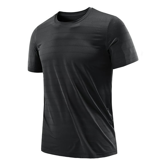 Men's Sports T Shirt Thin Ice Silk Short Sleeve Activewear Lightweight Breathable Casual Tee for Workout Running Gym Men's Lightweight Crewneck Tee Tops