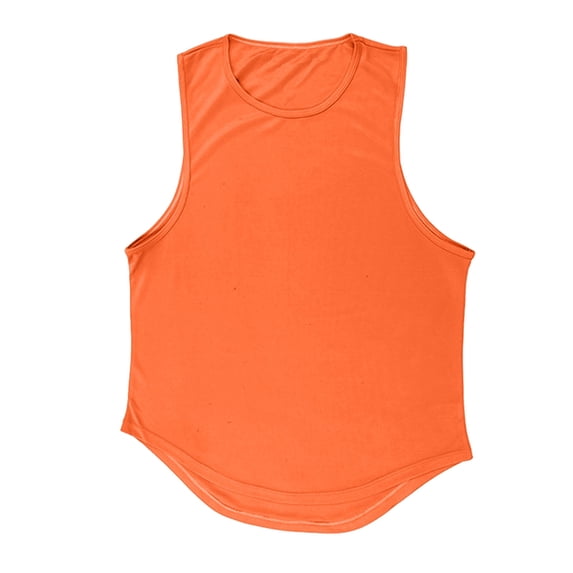 Men's Sports Tank Top Loose Fit Sleeveless Workout Running Basketball Gym Athletic Solid Color Vest Comfortable Breathable Men's Oversized Tee Summer Tops Streetwear