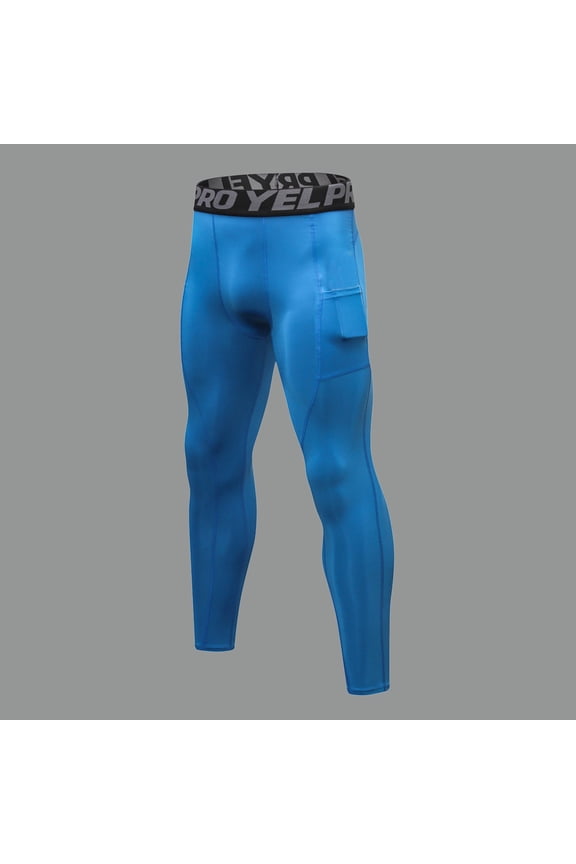 Men's Sports Training Performance Pants for Everyday Wear and Casual Fitness Slim Fit Long Sports Trousers for Weekday Wellness and Sessions, XL, Blue