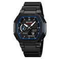 thumbnail image 1 of Men's Sports Watch Analog-Digital, 50M Waterproof with Luminous Display, Multi-Function World Time & Stopwatch for Hiking, Camping, Running & Swimming, 1 of 7