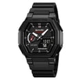 thumbnail image 1 of Men's Sports Watch Analog-Digital, 50M Waterproof with Luminous Display, Multi-Function World Time & Stopwatch for Hiking, Camping, Running & Swimming, 1 of 5