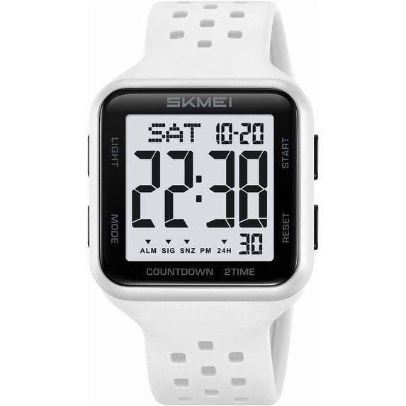 Men's Sports Watches Waterproof Military Digital Watches for Men with Multifunction Alarm Dual Time Zones Stopwatch