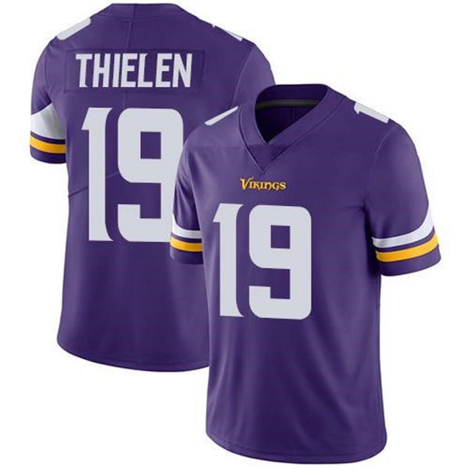 Men's Sports jersey 19, American rugby Vikings Thielen Sports short