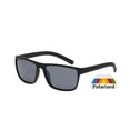 thumbnail image 1 of Men's Sporty Polarized Sunglasses - Black Frame / Smoke Lens, 1 of 7