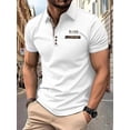 thumbnail image 1 of Men's Spring And Summer New Top Short Sleeve Gradual Change Youth Sunshine Fashion Loose Comfortable High Quality Polo Shirt, 1 of 6