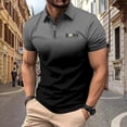 thumbnail image 1 of Men's Spring And Summer New Top Short Sleeve Gradual Change Youth Sunshine Fashion Loose Comfortable High Quality Polo Shirt, 1 of 6