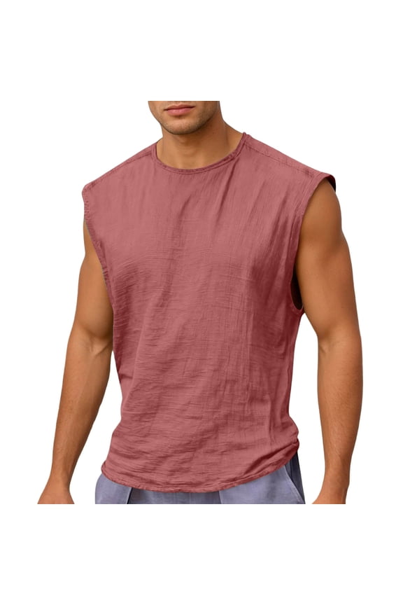 Men's Spring And Summer Outdoor Walking Wear: A Casual Sports Style Vest For Outdoor Leisure Activities