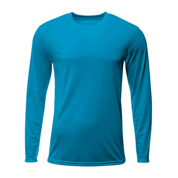 Men's Sprint Long Sleeve T-Shirt - ELECTRIC BLUE - L