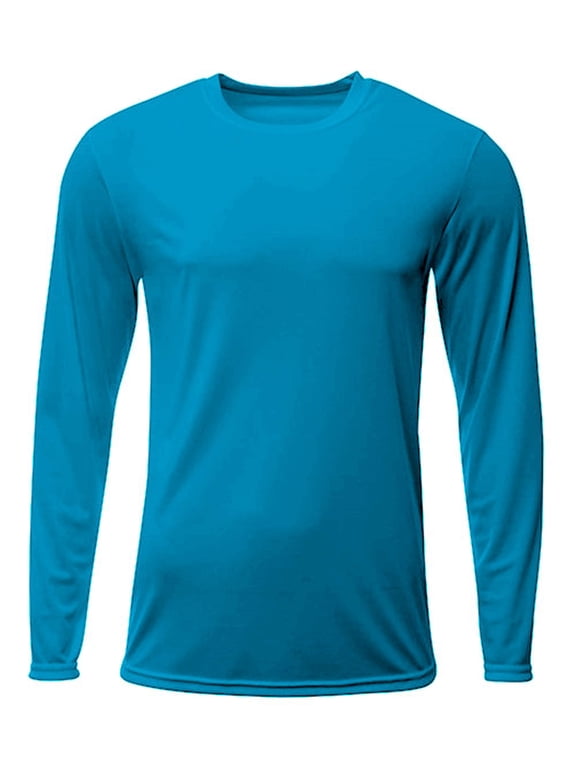 Men's Sprint Long Sleeve T-Shirt - ELECTRIC BLUE - L