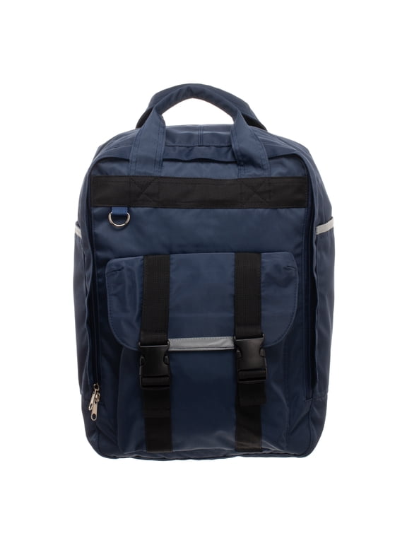 Men's Square Backpack - Grey Built Up Backpack for Men