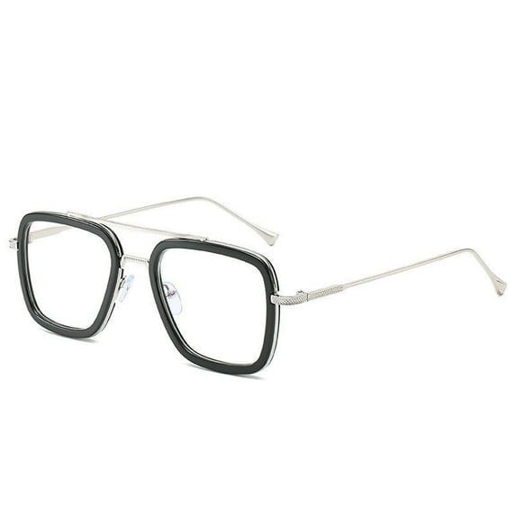 Men's Sunglasses Square Metal Frame UV400 Protection Fashion Sun Glasses for Men Non-Polarized PC Lens 99 Percent