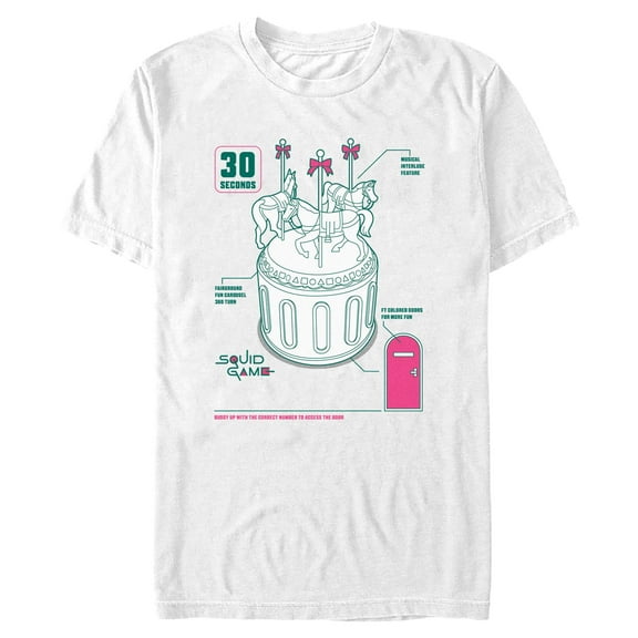 Men's Squid Game 30 Seconds Carousel Graphic T-Shirt