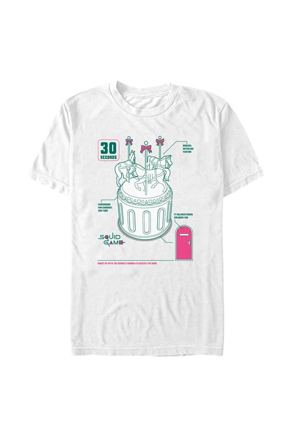 Men's Squid Game 30 Seconds Carousel Graphic T-Shirt