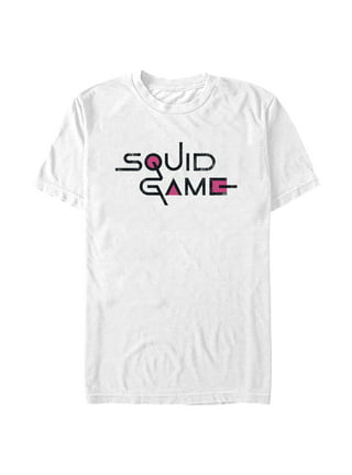 Men's Squid Game Player 456 Graphic Tee White Large 