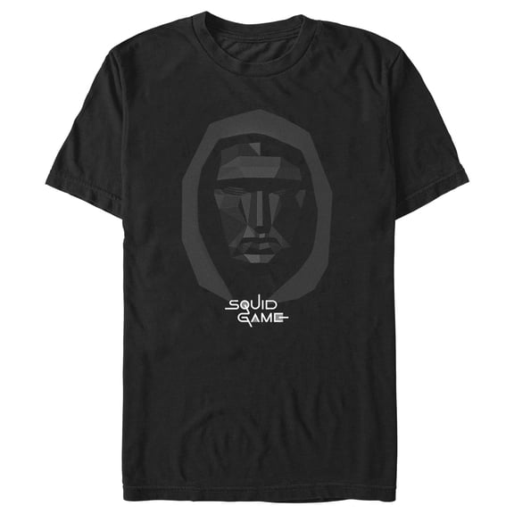 Men's Squid Game Front Man Geometric Graphic Tee Black Medium