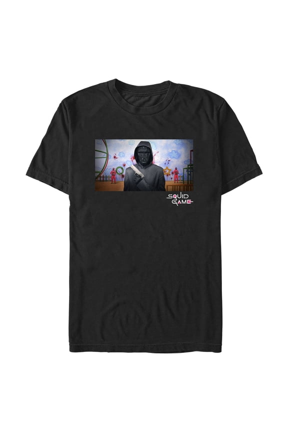 Men's Squid Game Frontman Graphic Tee Black Small