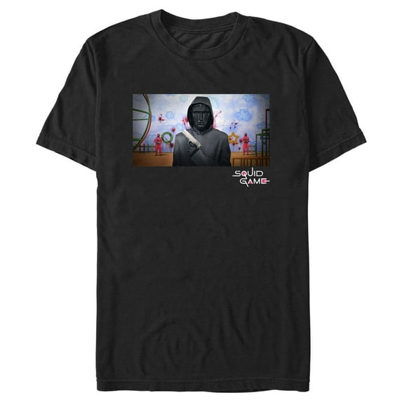 Men's Squid Game Frontman Graphic Tee Black X Large