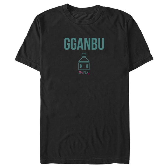Men's Squid Game Gganbu Graphic Tee Black Medium