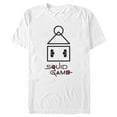thumbnail image 1 of Men's Squid Game Icons Graphic Tee White 3X Large, 1 of 5