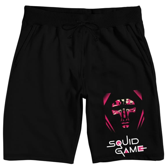 Squid Game Squid Game lounge short on Black Adult-Medium