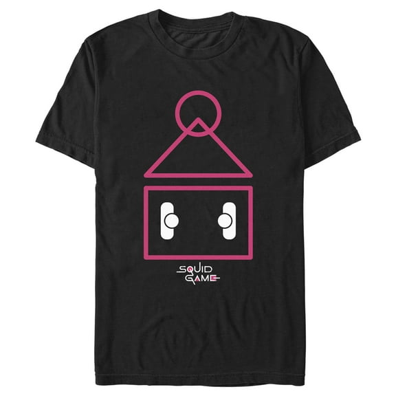 Men's Squid Game Squid Court Graphic Tee Black Large