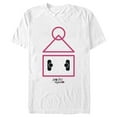 thumbnail image 1 of Men's Squid Game Squid Court Graphic Tee White 3X Large, 1 of 5