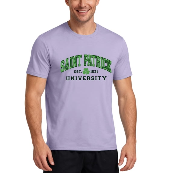 Men's St. Patrick's Day Graphic T-Shirt March 17 Shamrock Short Sleeve Crew Neck Tee