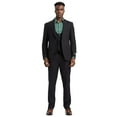 thumbnail image 1 of Men's Stacy Adams Hybrid-Fit 3pc Suit Set, Jacket Vest and Pants, 1 of 4