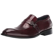 STACY ADAMS Men's Jonas Moc Toe Slip on Loafer Burgundy color Burgundy, size 7M