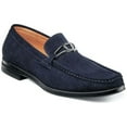 thumbnail image 1 of Men's Stacy Adams Palladian Moc Toe Slip On Shoes Navy Suede 25549-415, 1 of 7
