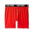 thumbnail image 1 of Men's Stacy Adams SA1000 Moisture Wicking ComfortBlend Boxer Short (Red L), 1 of 5