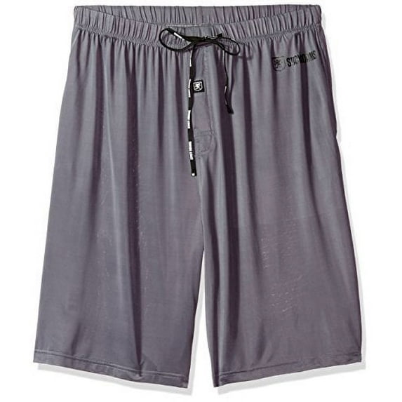 Men's Stacy Adams SA9000 Moisture Wicking ComfortBlend Lounge Short (Gray 3XL)