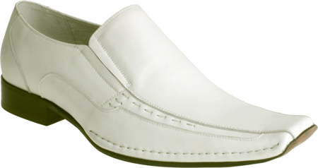Men's Stacy Adams Templin 24507 White Leather 11 M - image 1 of 7