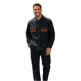 thumbnail image 1 of Men's Stacy Adams Two Piece Matching Walking Set Leisure Suit 1528 Denim, 1 of 9