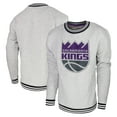 thumbnail image 1 of Men's Stadium Essentials Heather Gray Sacramento Kings Club Level Pullover Sweatshirt, 1 of 3